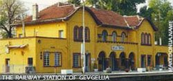 Railway station of Gevgelija