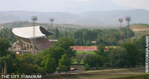 The main stadium of Skopje