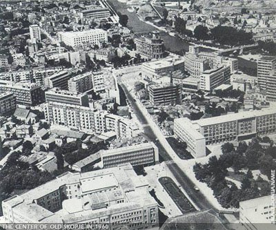 Panorama of Skopje before 1963