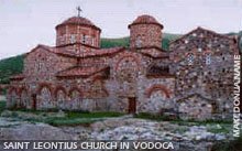 St. Leontius church in Vodoca