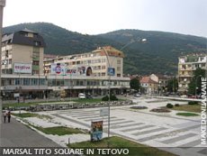 The Square in Tetovo