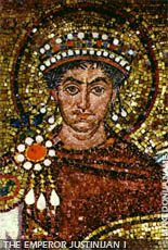 Byzantine emperor Justinijan 2nd
