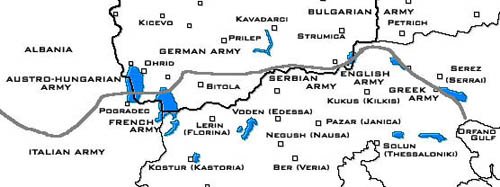 Macedonian Front - First World war