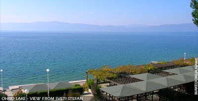 Ohrid - view from Sveti Stefan