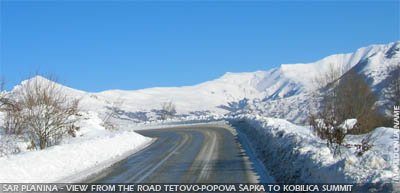 Sar mountain - Kobilica summit