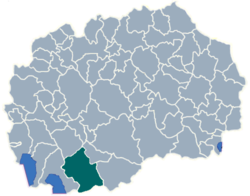 Municipality of Bitola map