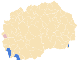 Municipality of Centar Zupa map