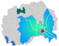 Municipality of Centar map