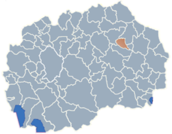 Municipality of Cesinovo-Oblesevo map