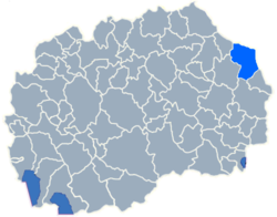 Municipality of Delcevo map