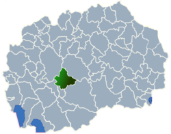 Municipality of Dolneni map