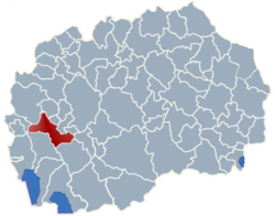 Municipality of Drugovo map