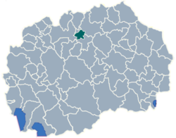 Municipality of Ilinden map