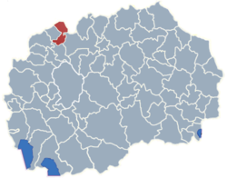 Municipality of Jegunovce map