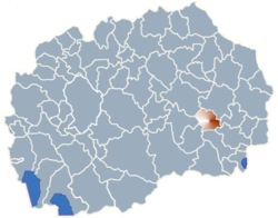 Municipality of Konce map