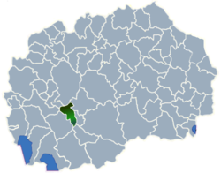 Municipality of Krusevo map