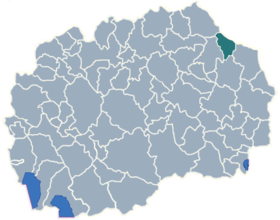 Municipality of Makedonska Kamenica map