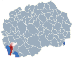 Municipality of Ohrid map