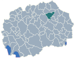 Municipality of Probistip map