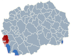 Municipality of Struga map