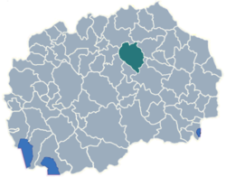 Municipality of Sveti Nikole map