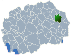 Municipality of Vinica map