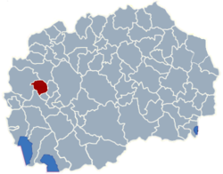 Municipality of Zajas map