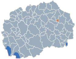 Municipality of Zrnovci map