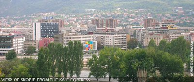 View of Skopje from the Kale Fortress