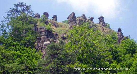 Konopiste stone columns