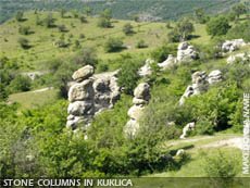 Stone columns in Kuklica